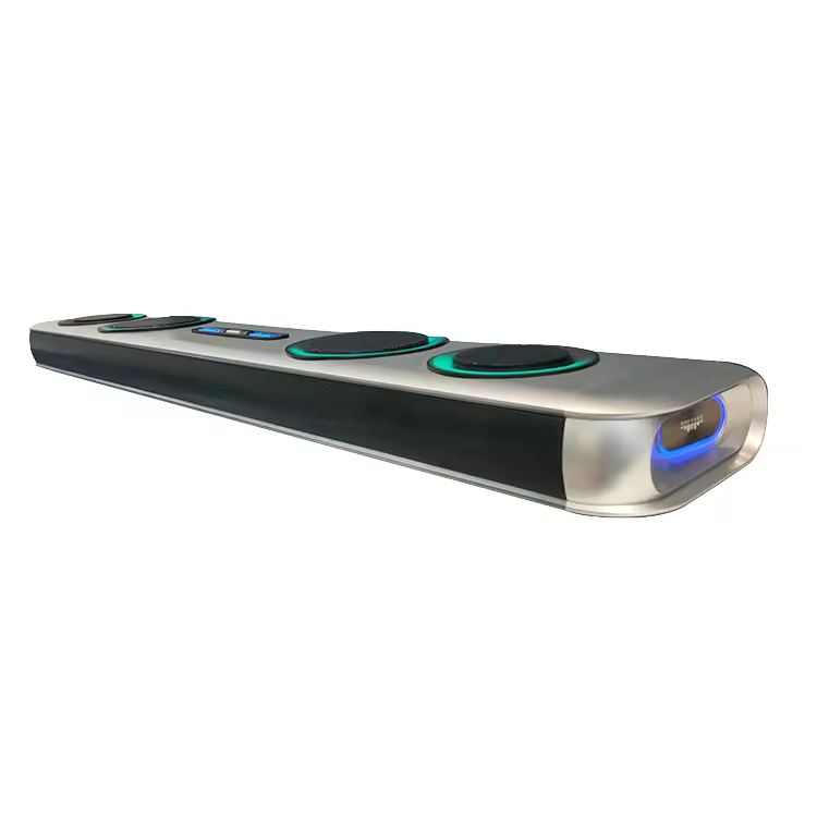 2.1 Ch Bluetooth Soundbar Home Theater System With Wireless Microphone