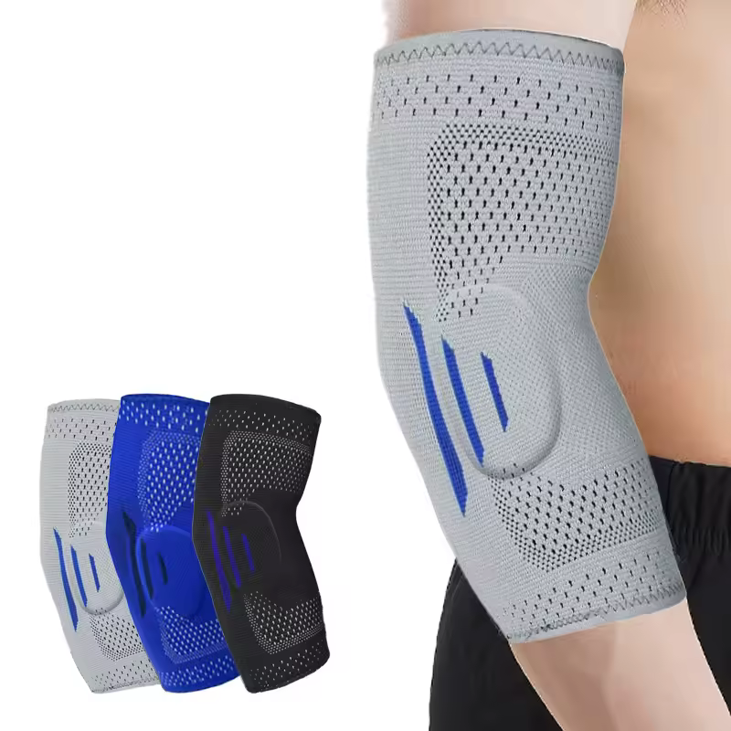 certified Badminton Tennis Volleyball Sports Protection Knitted Compression Elbow Support BracePKR 6,298 off shippingDelivery by 16 DecReorder rate 24%