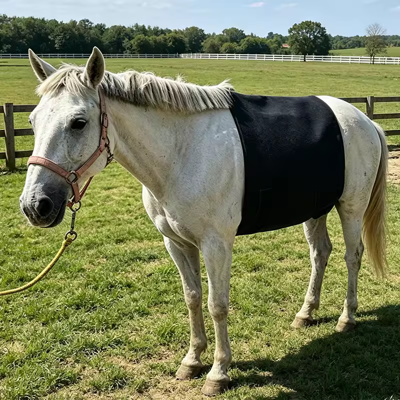 certified Built in Battery 280W Horse Therapy Pad Elastic Straps for Horse Joint WellnessReorder rate 26%