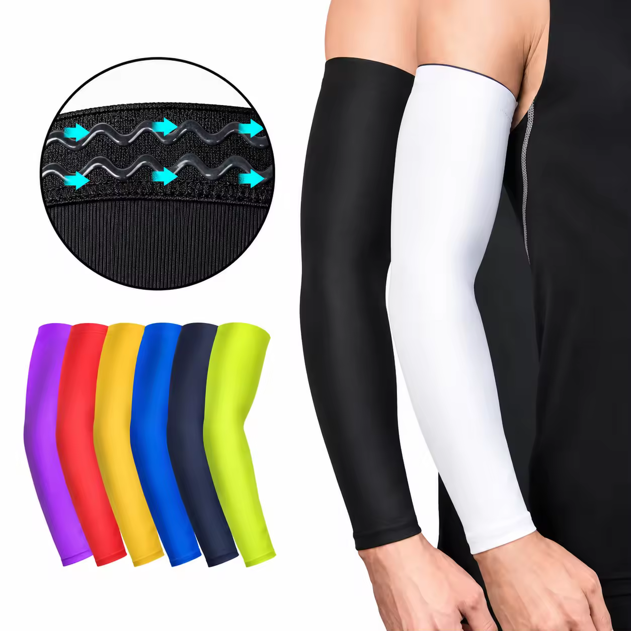 certifiedBasketball Sleeve Spandex Arm Support Sports Training Sports Arm Sleeve Compression Basketball Cycling Elbow Brace OutdoorPKR 6,298 off shipping180-day lowest pricesDelivery by 18 Dec
