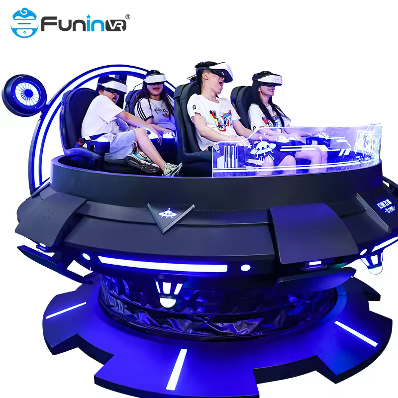 certifiedFunin Indoor VR UFO Equipment Black Magic Flying Cinema 6k Flying Car House Coin Machine Games EducationalReorder rate 75%