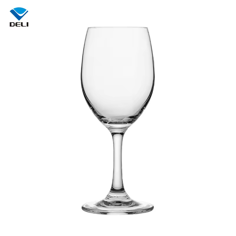 DELI 250ml 8.5oz Vintage Lead Free Crystal Chardonnay Wine Glass Stemware Goblets