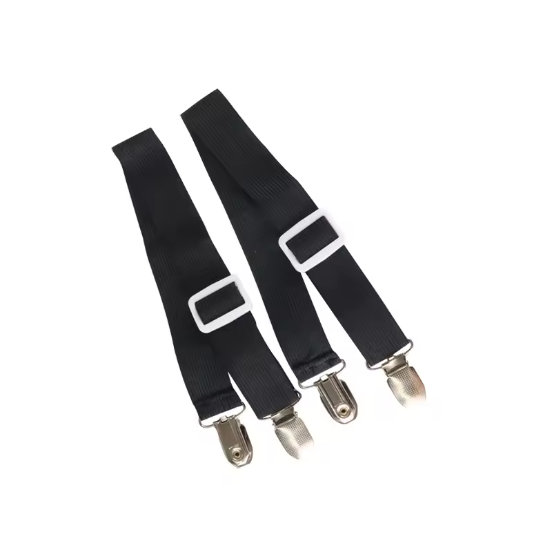 Elastic Bed Sheet Strap Bed Sheet Clips Keep Bedsheets in Place-Corner Bands Suspenders for Fitted Sheets Hook Loop Strap