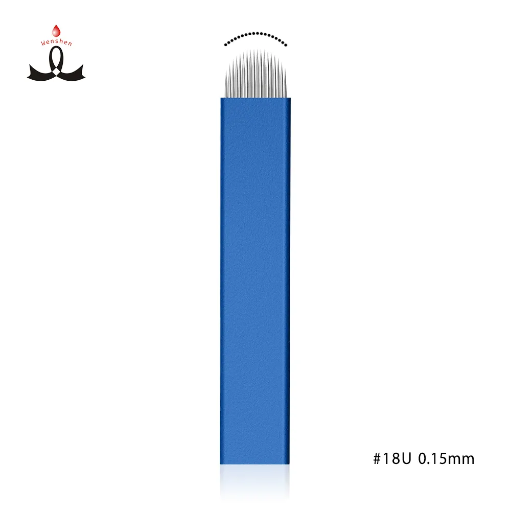 Face Deep NANO 0.15mm Microblading Flex Blade Permanent Makeup Disposable Microblading Needles With BoxReorder rate 28%