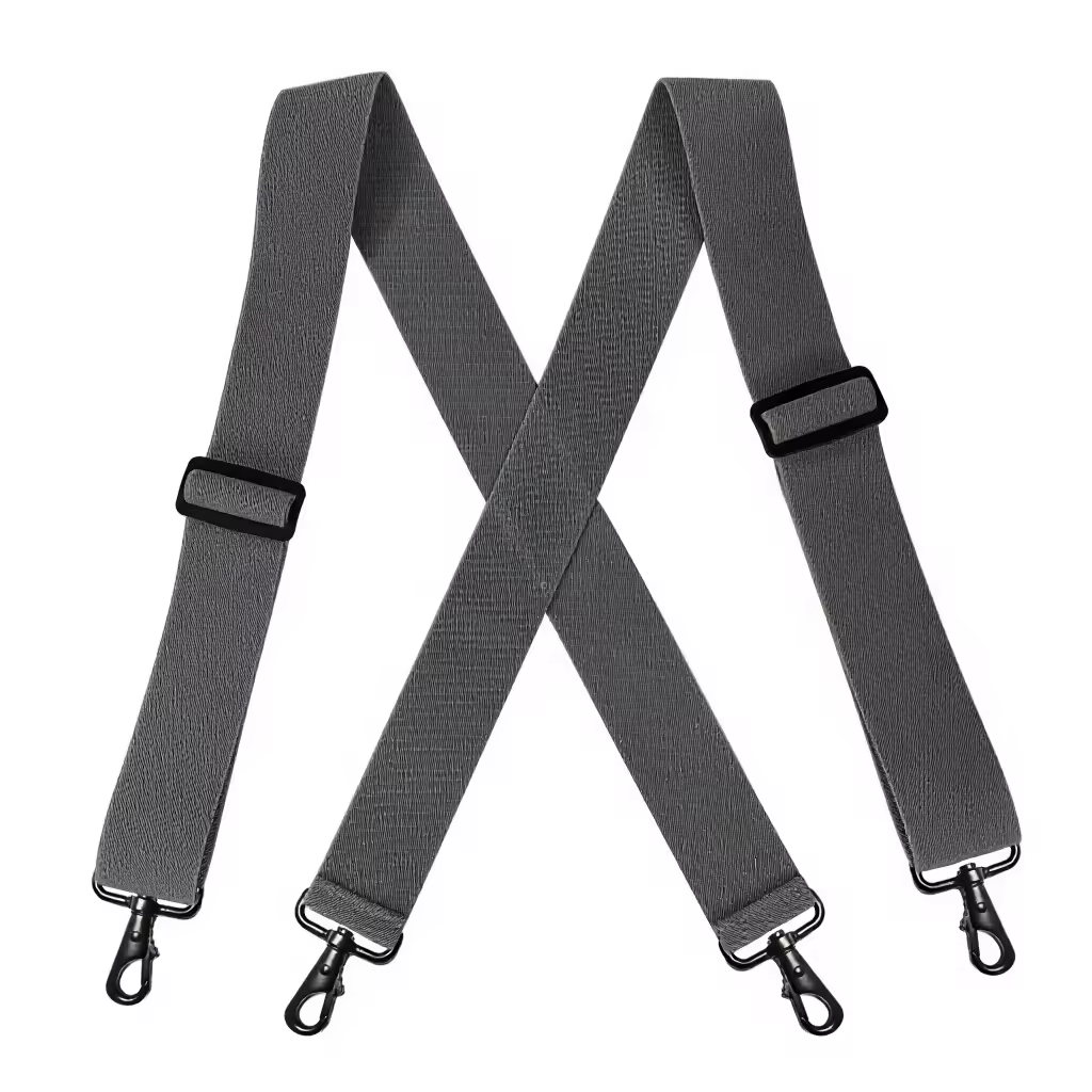 Fashion Classic X Back Strong Durable Wide Custom Suspenders Iron Buckle 4 Big Hooks Clips Polyester/Elastic Men WomenPKR 6,298 off shippingDelivery by 22 Dec