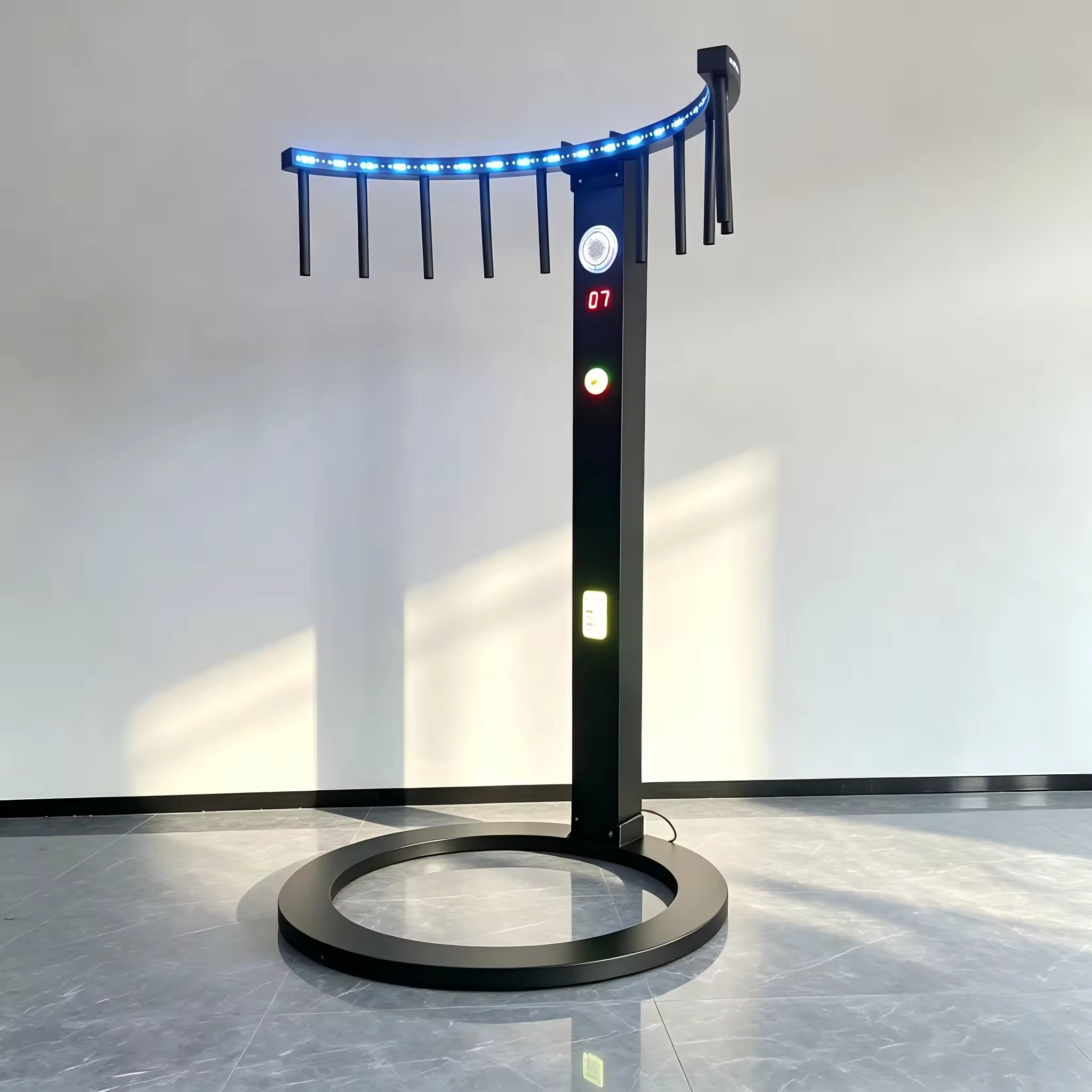 Fast Reaction Falling Stick Arcade Game Machine with LED Score Display and Open Ring Base