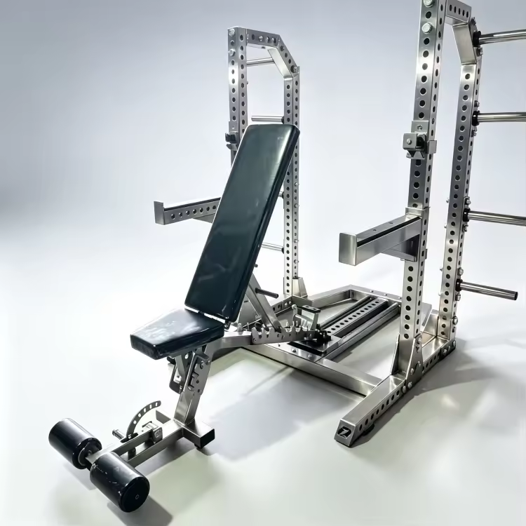 FitFirst 3-in-1 Commercial Use Eco-Friendly Stainless Steel Squat Rack Adjustable Multi-Function Bench Press StationReorder rate 33%
