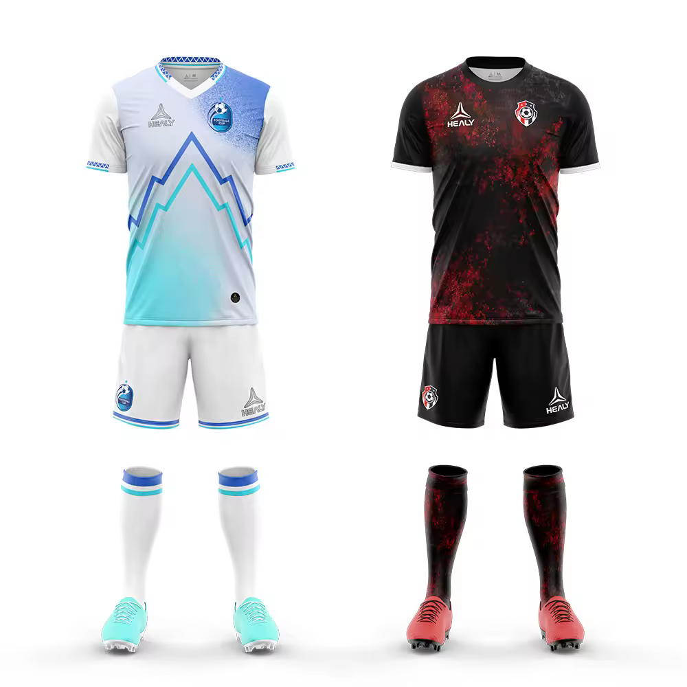 HEALY Sublimated Soccer Jerseys Soccer Training Uniform Clothes Cheap Blank Football Shirt for TeamsReorder rate 27%