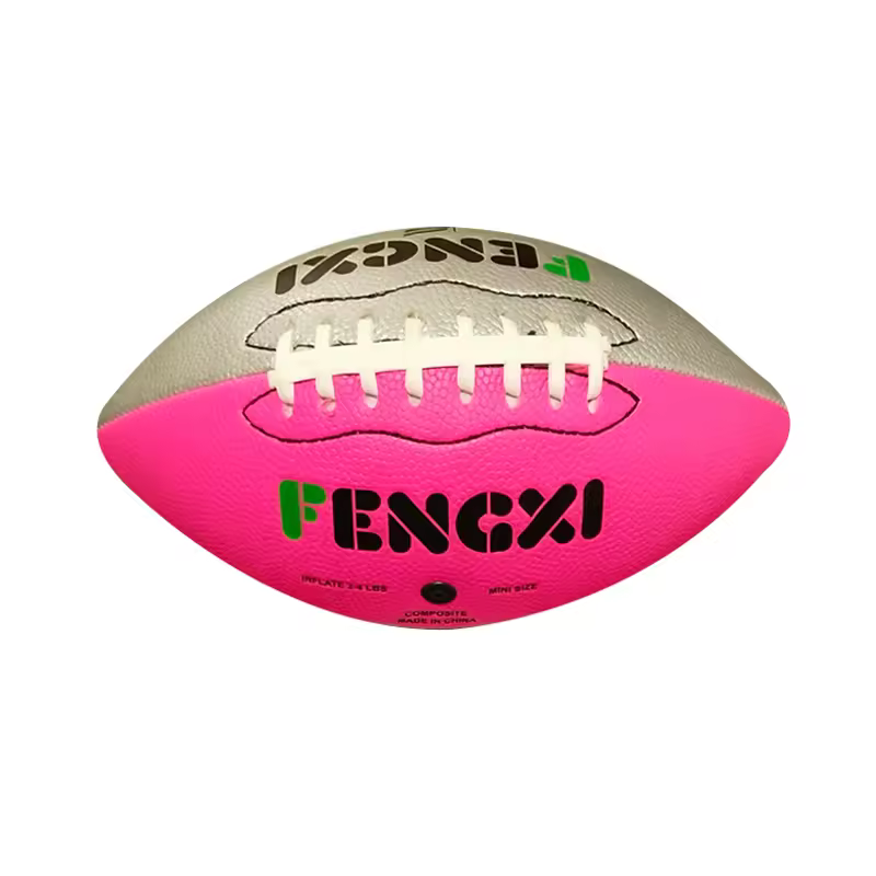 High Customizable Official Butyl Durable Leather PU American Football Training Equipment BallReorder rate 15%