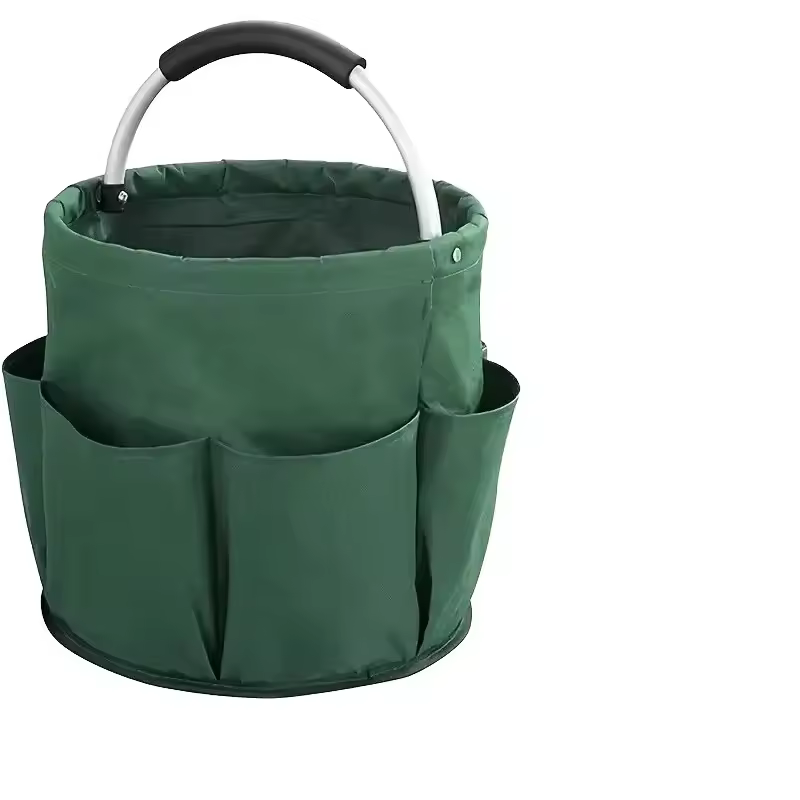High Quality Portable Oxford Cloth Picnic Basket Bag Japanese Style Foldable for Travel Swimming Storage