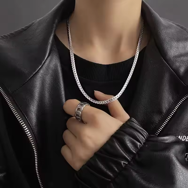Hot Selling Stainless Steel Snake Chain Heart Trendy 18K Gold Plated Men's Fashion Hip Hop Choker Necklace 2026PKR 6,298 off shippingDelivery by 11 DecReorder rate 20%
