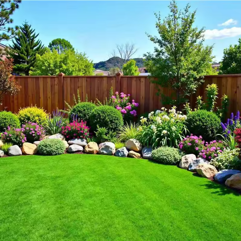 Luxury Soft 35mm Landscape Artificial Grass-Premium PE Material Feels Natural Grass Durable Eco-Friendly for Backyard