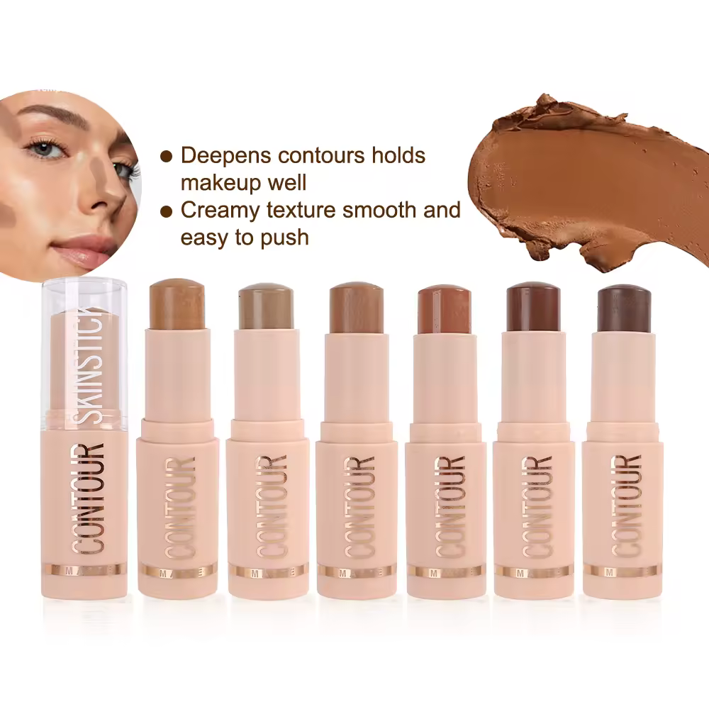Natural Custom Contour Stick Long Lasting Blendable Vegan Contour Sticks Multi Use Smooth Creamy Contour Skinstick