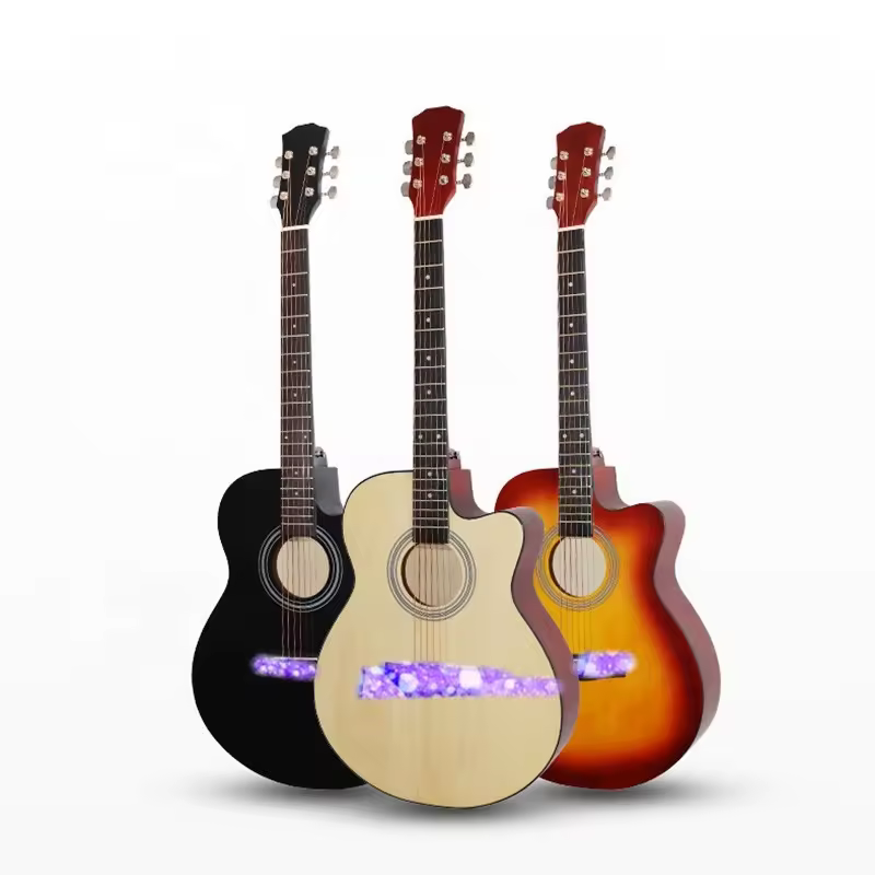 OEM Hight Quality 40 Inch 6 Copper Strings Classical Acoustic Bass Guitar for Students Beginner with Guitar Strings CaposReorder rate 20%