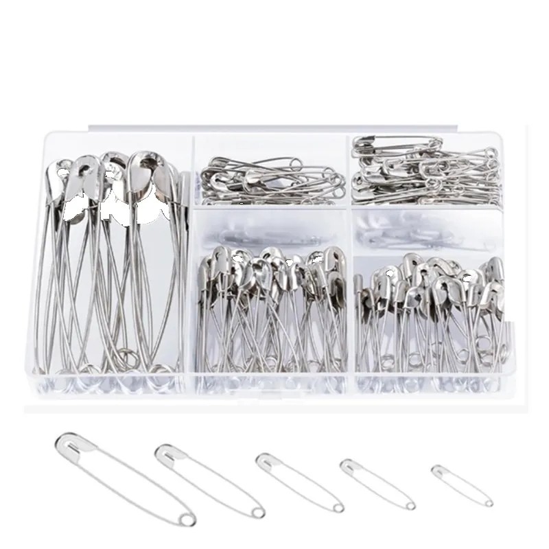 150Pcs Durable Metal Safety Pins with Plating Large & Small Sizes for DIY Sewing and CraftsPKR 6,298 off shippingDelivery by 23 Dec