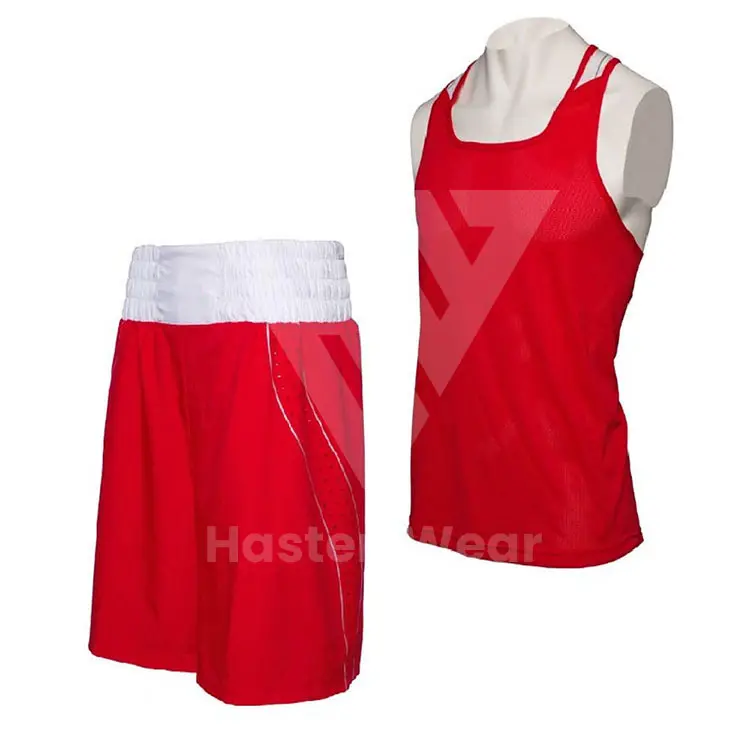 2025 Top Quality Custom Fighting Gear Boxing Uniform At Wholesale Price Breathable Sportswear Boxing Uniforms Set