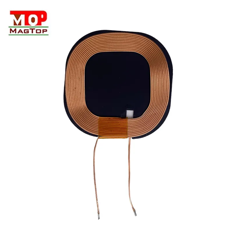5W 10W 15W 6.5Uh 10Uh Flat Wire Voice Coil Soft Magnetic Wireless Charging Receiving CoilReorder rate 55%