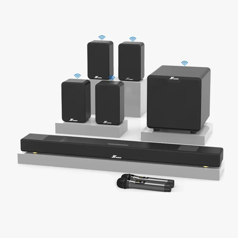 7.1 Speaker System Home Theater Surround 35" Home Audio TV Sound Bar with Subwoofer, Wireless Surround Sound TV SoundbarPKR 6,298 off shippingDelivery by 16 Dec