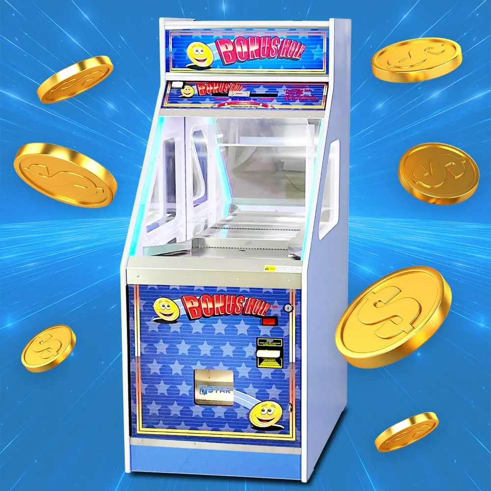 7STAR Attractive Indoor Push Arcade Coin Game Machine Bonus Hole Game Machine For Sale