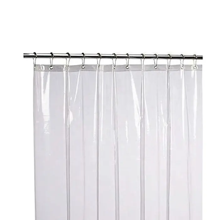 Anti-Bacterial PEVA Shower Curtain Liner 72x72 Clear Non Toxic Eco-Friendly Rust Proof Grommets American Style Buy LifeReorder rate 22%
