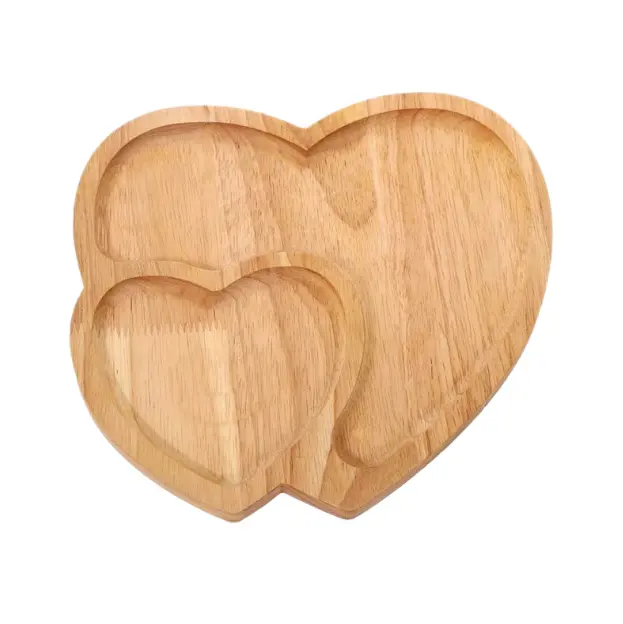 Bestselling Heart-shaped Divided Dried Fruit Tray, Thanksgiving Gift, Simple Design