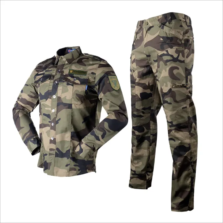 Camouflage Tactical Combat Uniform 1981 Camo Clothing Field Uniform Spring Anti-wear Tactical Uniform