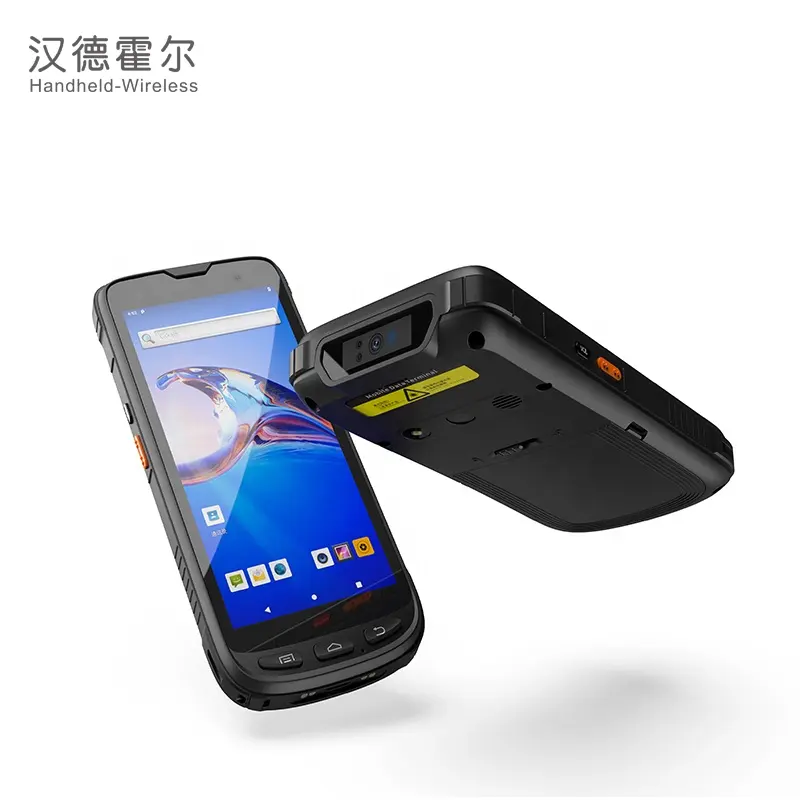 certified 5.5'' Handheld Data Collector 1D 2D PDA Barcode Scanner Tablet PC 4800mah Android Rugged Pda for Inventory Management System