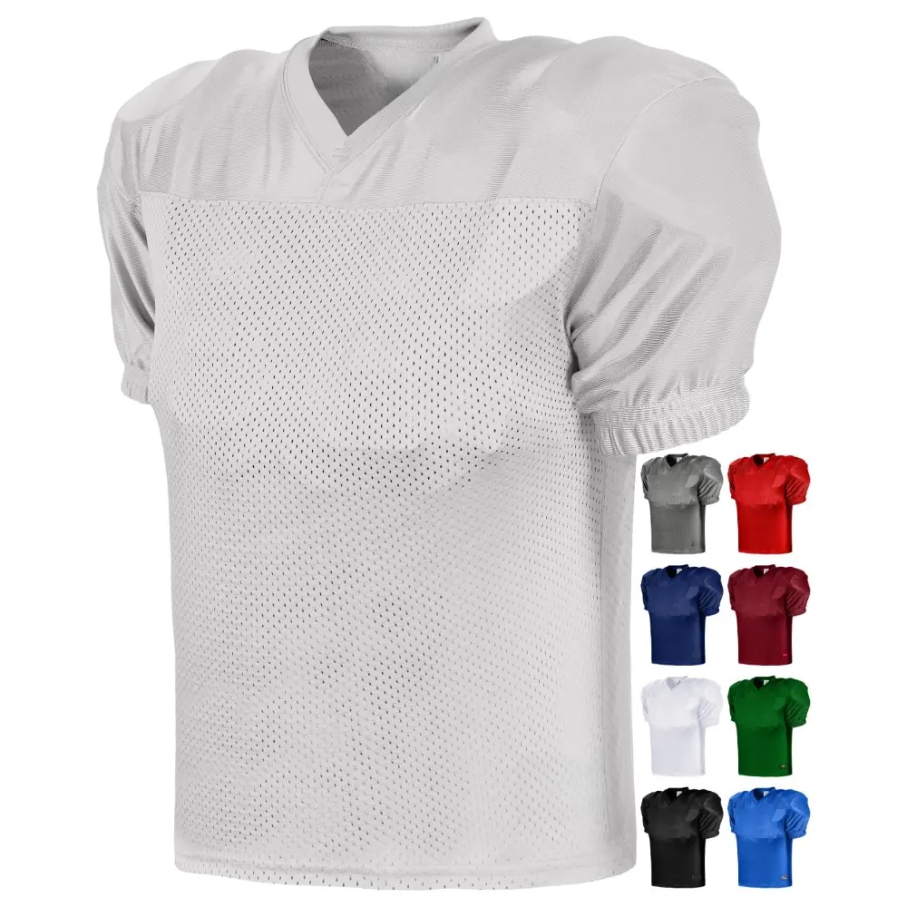 certified OEM Sublimated Breathable Anti-Bacterial Plus Size Quick Dry 100% Polyester American Football Sports Uniform Custom Front LogoReorder rate 22%