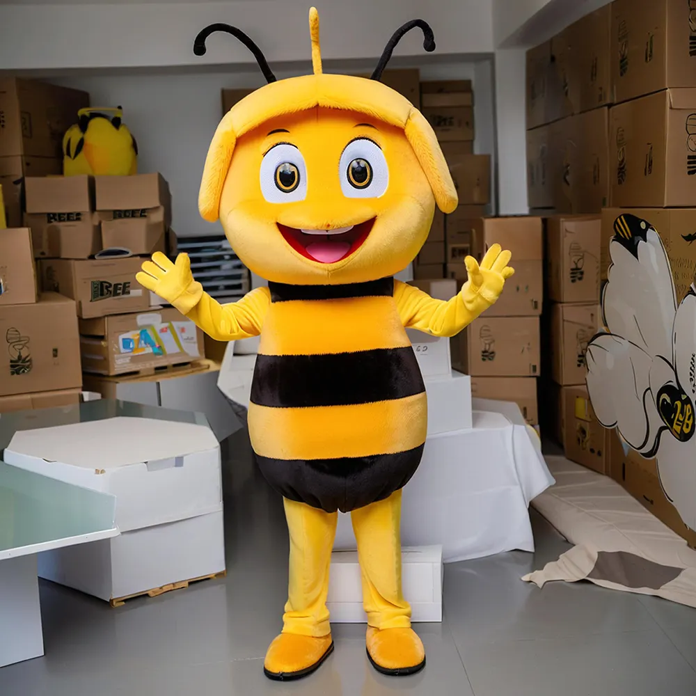 certified Shengye Custom CE Customized Inflatable Yellow Insect Bee Costume Cute Cartoon Character Adult Party Advertising Mascot CostumeReorder rate 37%