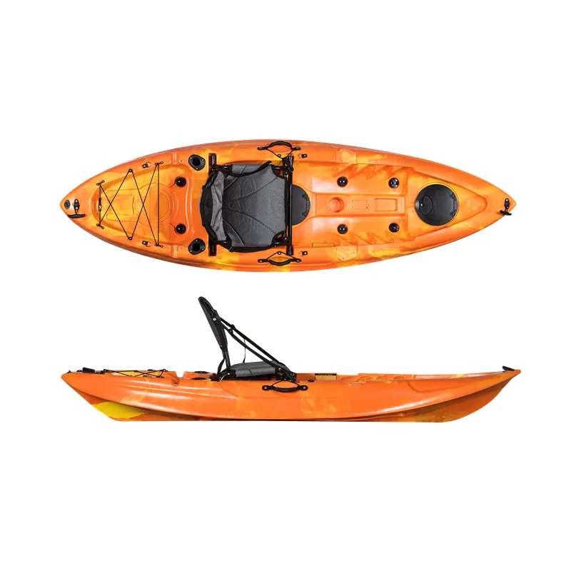 certified2.7m Small Fishing Kayak Luxury Sit on Top Kayak Wholesale, Cheap Plastic Kayak, Canoe Kayak for Sale180-day lowest pricesReorder rate 80%