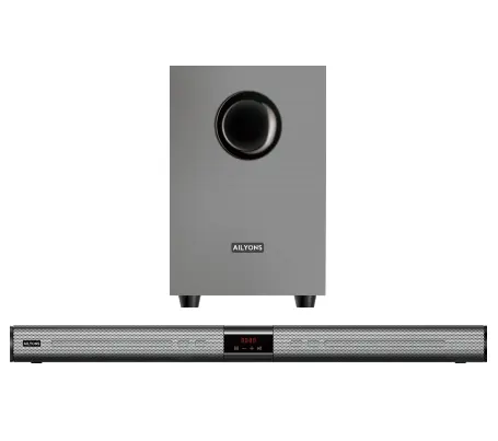 certifiedAILYONS 2.1 Channel TV Surround Multimedia Home Theater Sound bar With Subwoofer SpeakerReorder rate 20%