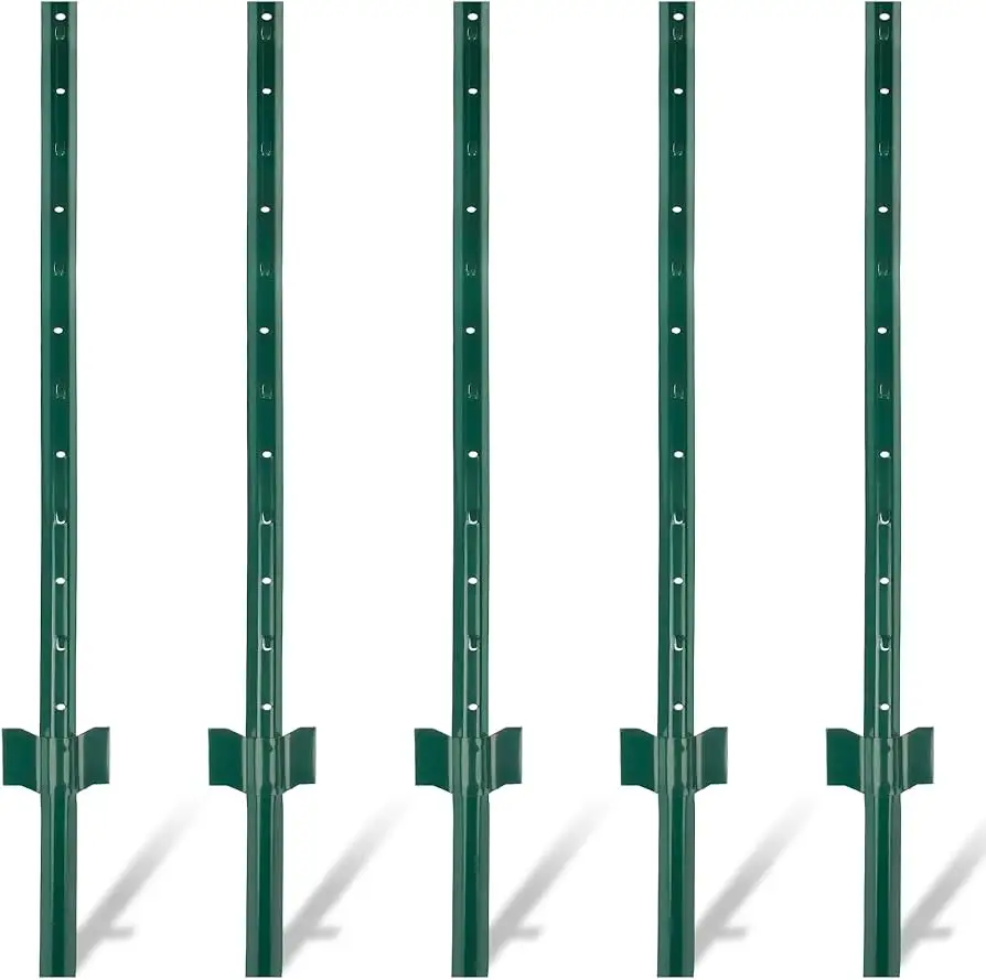 certifiedCheap Black Steel T Fencing Pole Fence Post T Picket for Poultry
