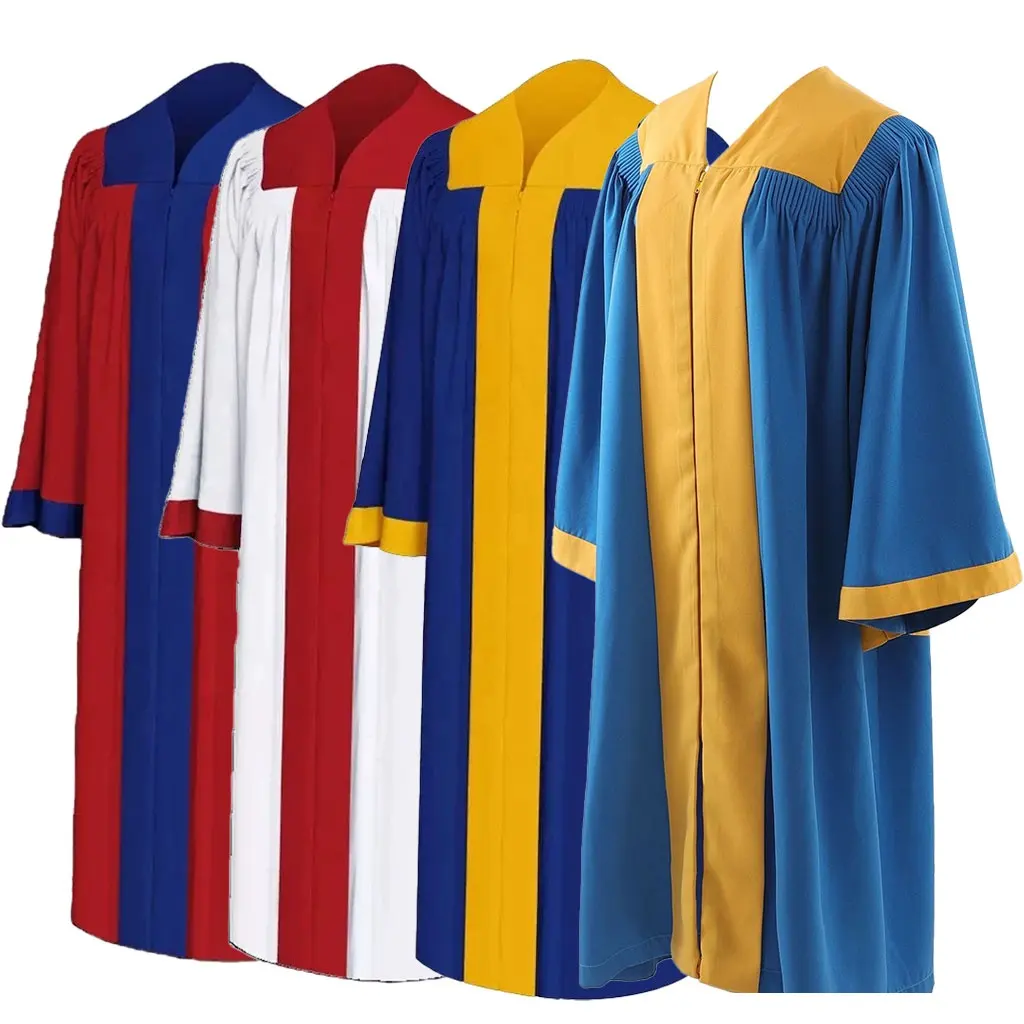 certifiedCustom Unisex Adult Breathable Church Robe European Chasuble Gowns for Choirs and Clergy Uniforms with Customized Color and SizeReorder rate 34%