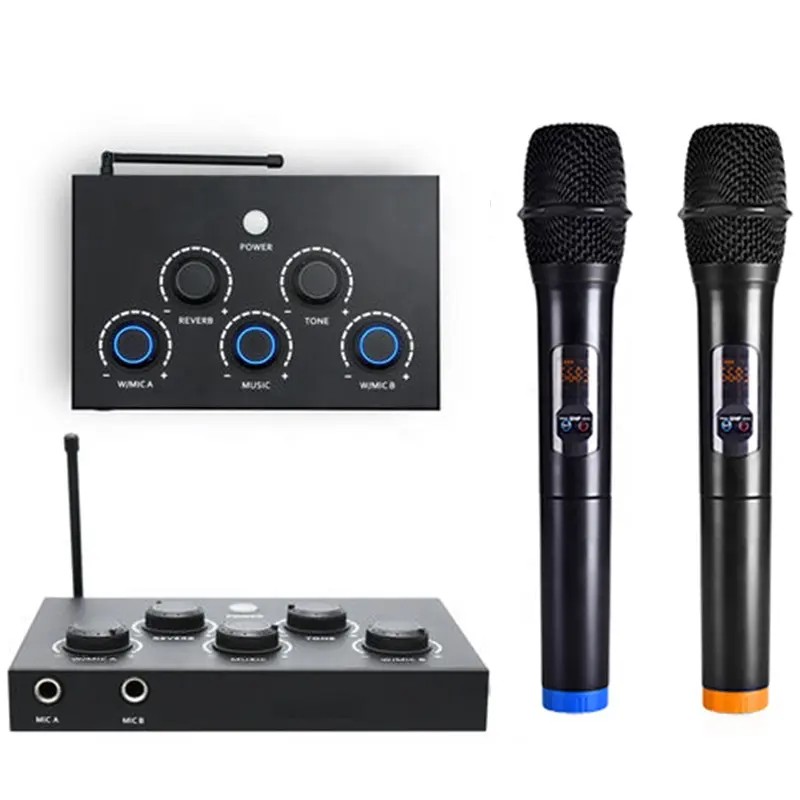 certifiedDigital Karaoke Mixer System with UHF Wireless Microphone Crystal Sound Metal Family Party Entertainment DJ Music Stage KTVPKR 6,298 off shippingDelivery by 02 Dec