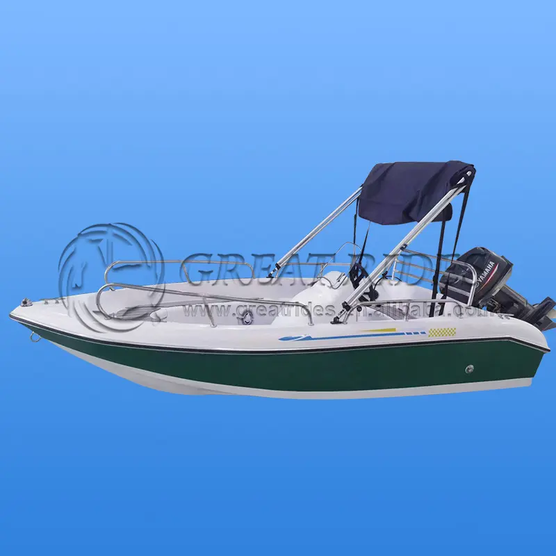 certifiedFactory Direct 4 Seats Speed Boat Jet Boat Made Fiberglass V-Hull for Water Sports and RecreationReorder rate 50%