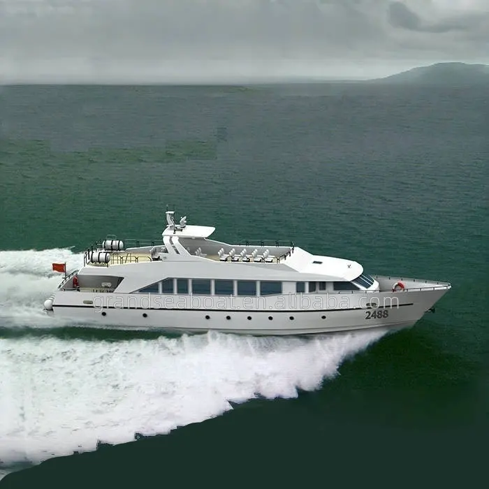 certifiedGrandsea 25m 140perons Fiberglass Fast Passenger Ferry Boat for Sale