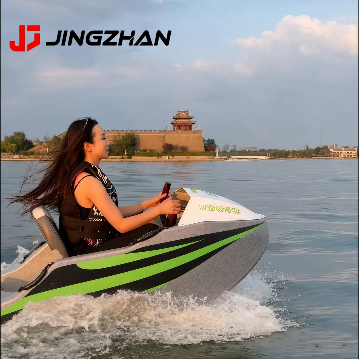 certifiedHigh Speed 50KM/H Electric Water Go Kart Boat with Jet Propulsion System for Adult RacingReorder rate 50%