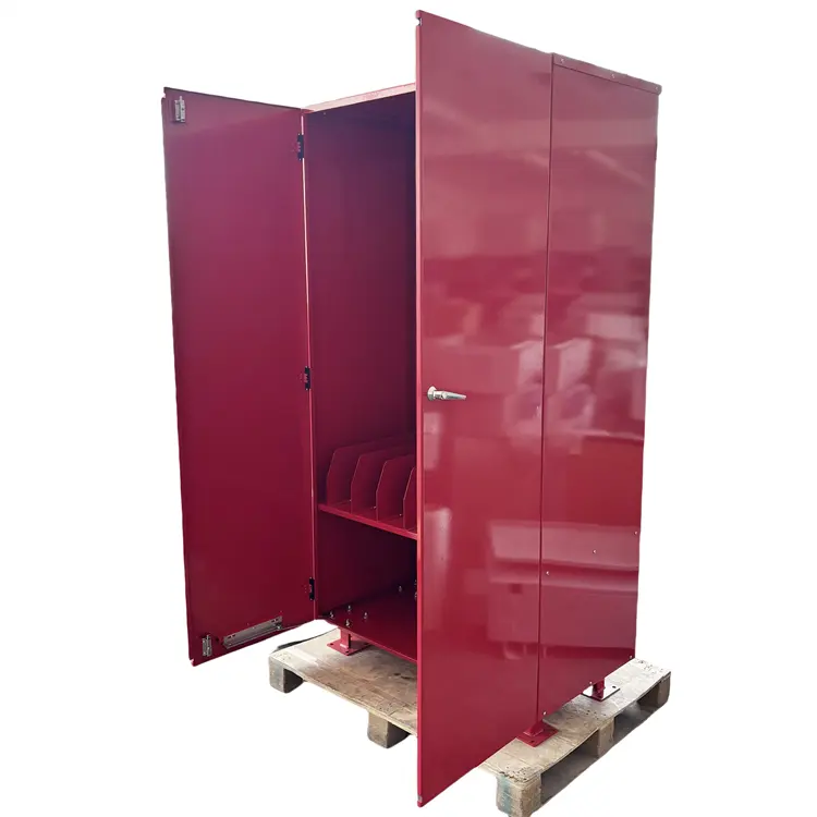 certifiedHot Sale Custom Sheet Metal Fabrication Double Door Fire Fighting Enclosure Box Direct Vessel From FactoryReorder rate 42%