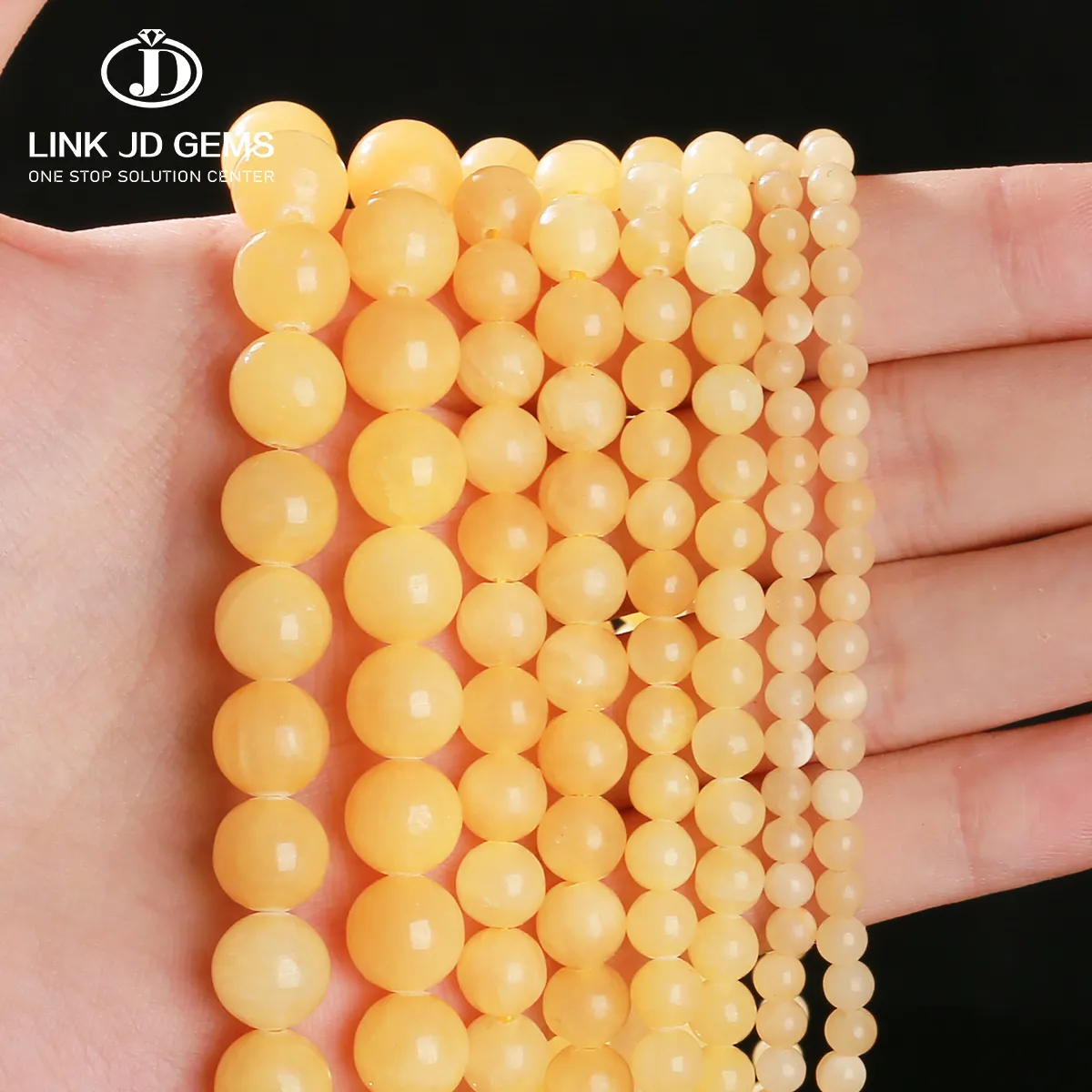 certifiedJD GEMS Wholesale High Quality 4-12mm 5A Natural Yellow Jade Beads Ideal for DIYJewelry MakingPKR 6,298 off shippingDelivery by 11 DecReorder rate 19%