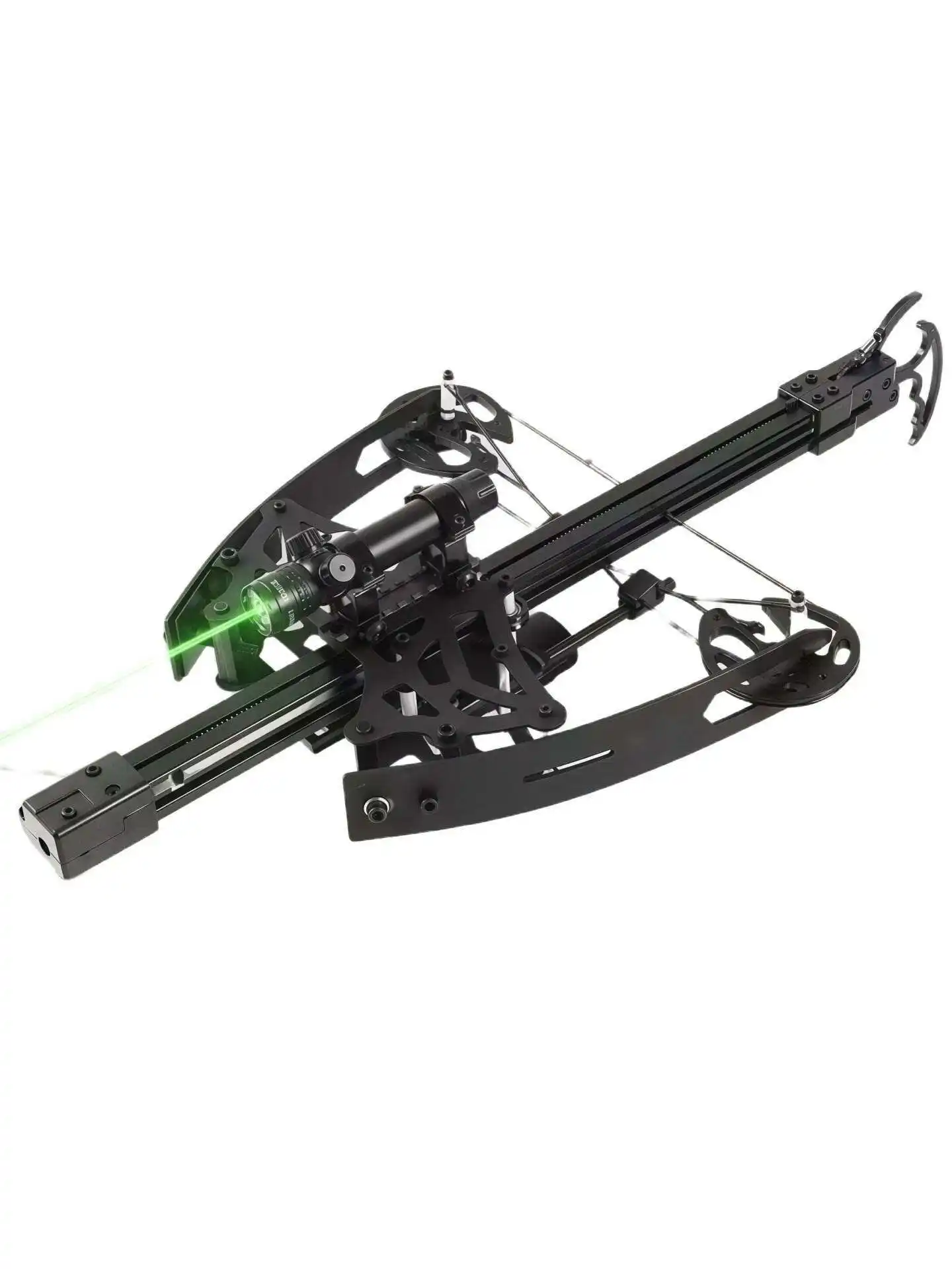 certifiedJFU High-Precision 40 Round Capacity Adult Competitive Crossbow with Compound Bow Laser-Assisted Design for Outdoor Shooting