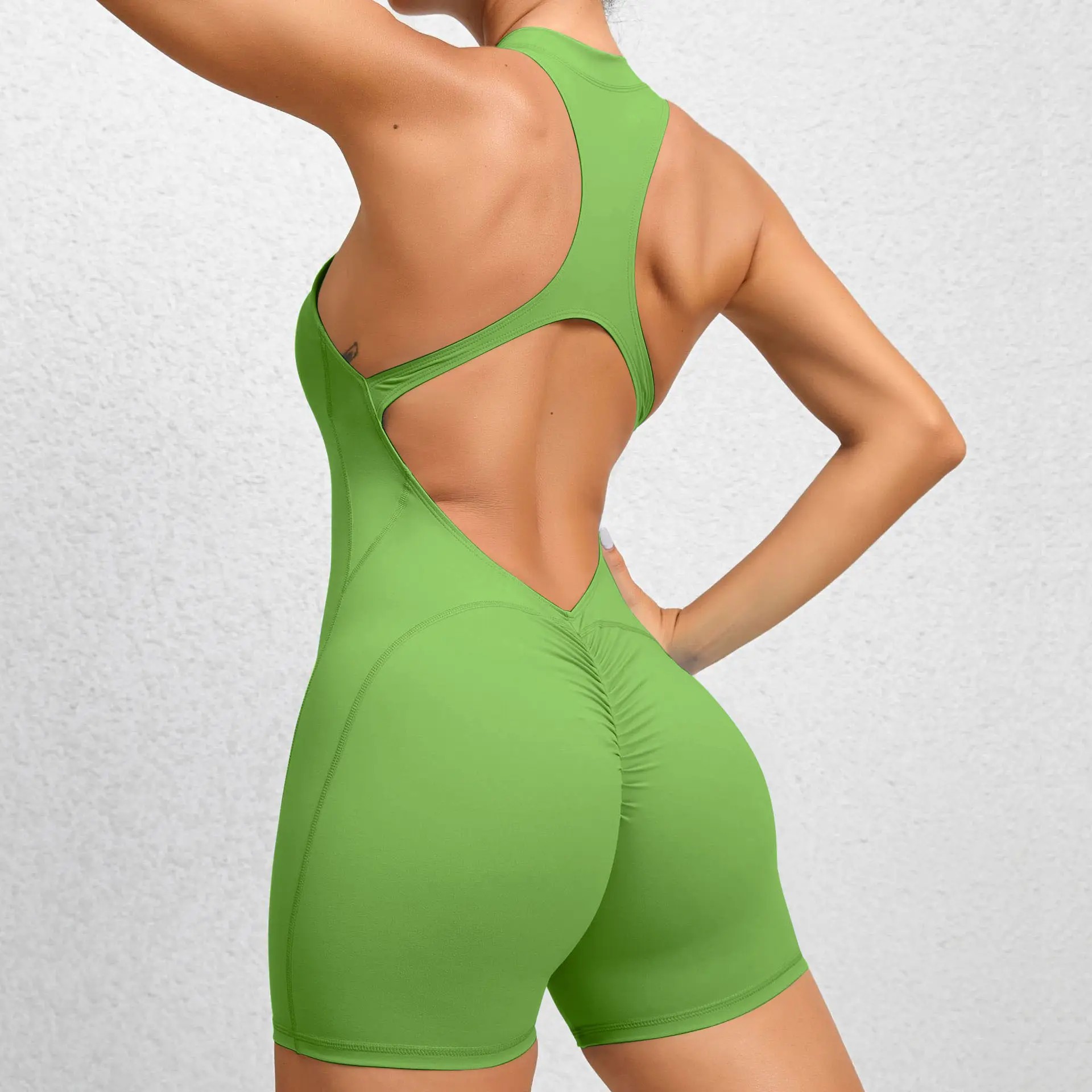 certifiedOEM Custom Logo Women Sport Active Wear Gym Workout Bodycon Activewear One Piece Yoga JumpsuitPKR 6,298 off shippingDelivery by 23 DecReorder rate 28%