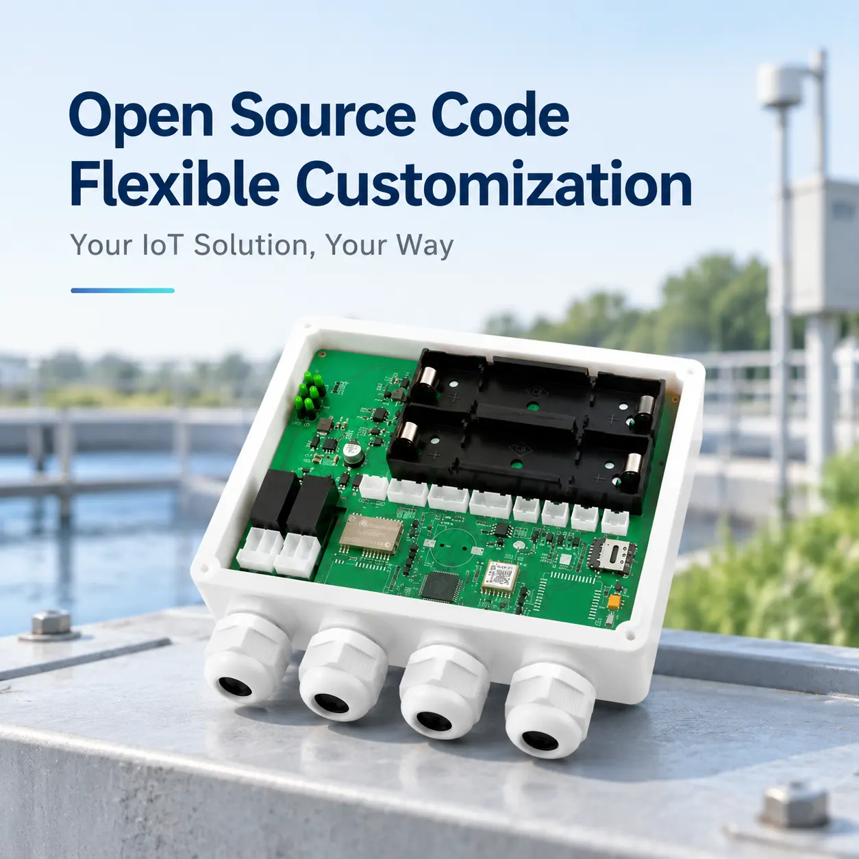 certifiedOpen Source IoT Data Collector Platform With 4G LoRa Wireless Communication SDK Support and OEM Customization