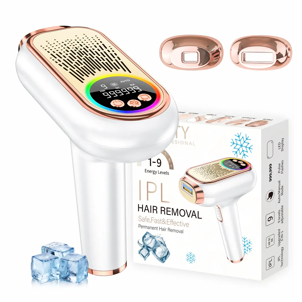 certifiedRechargeable Wireless Ice Cooling Home Portable Painless High Energy Handheld Hair Beauty Permanent Remover IPL Laser DepilatorReorder rate 17%