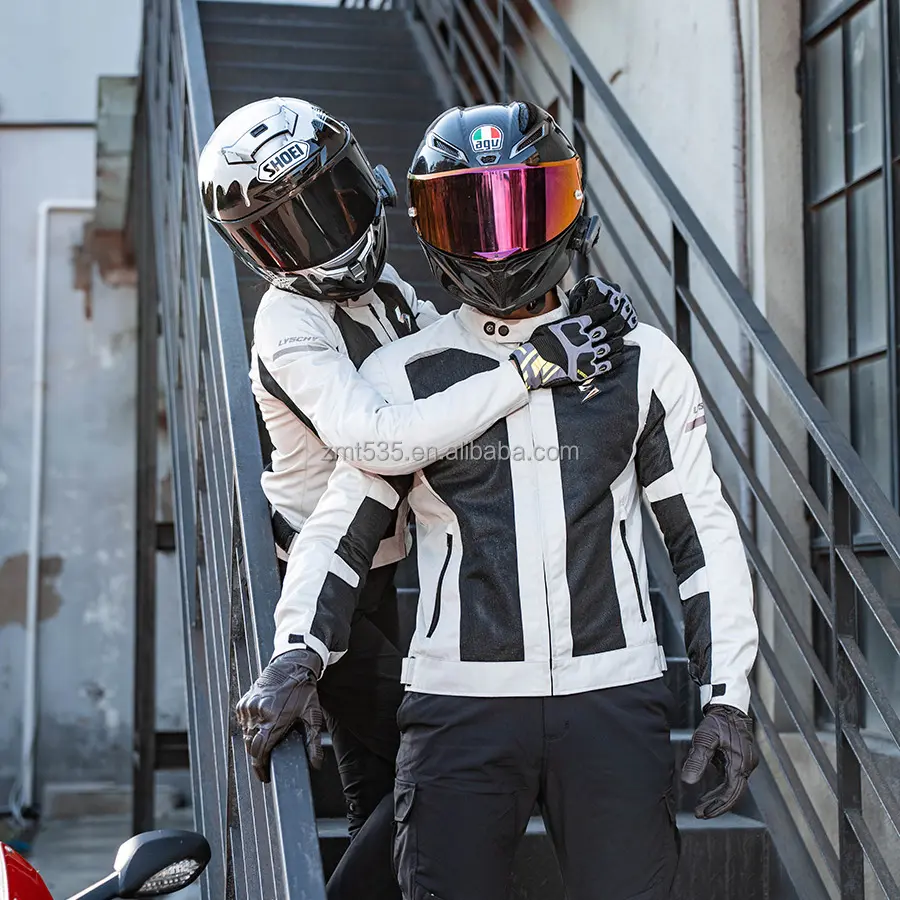 certifiedStock Custom 3027SJ02 Breathable Summer Motorcycle Racing Men's Full Sleeve Mesh Sportswear Motocross Riding Jacket