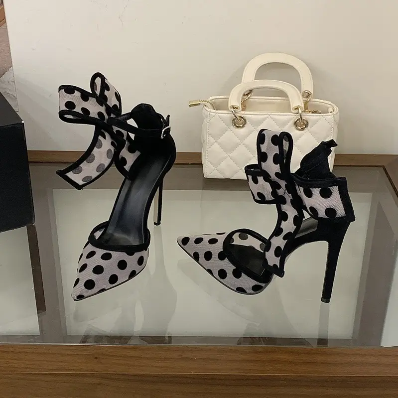 Chaussures Femmes 2026 Fashion Sandals Pointed Toe Stiletto Heels Women Sexy Sandals Summer Dress ShoesReorder rate 20%
