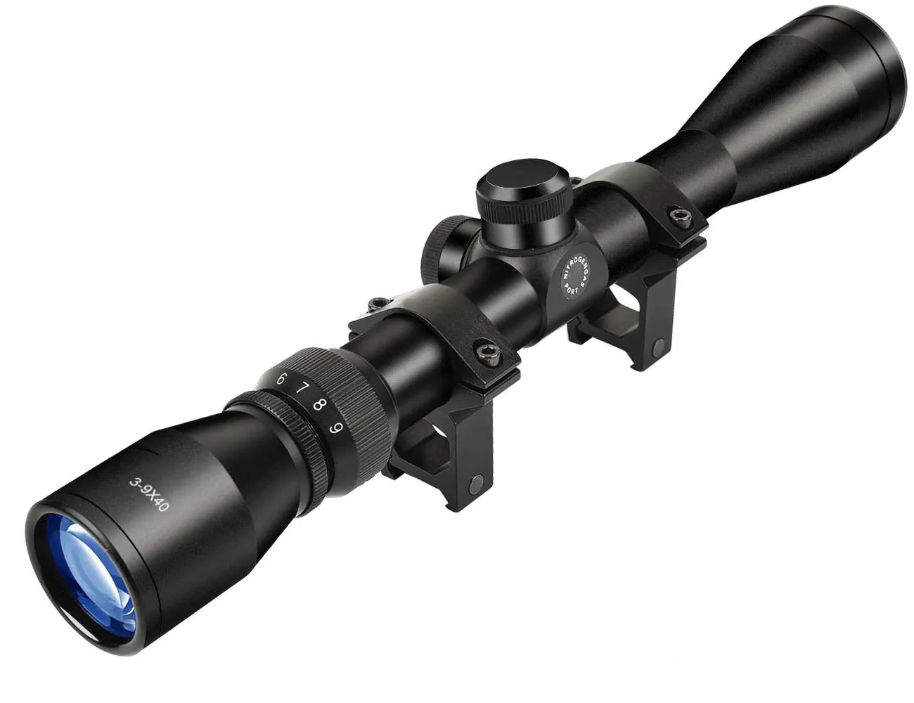 Cheap 3-9x40 Crosshair Optical Scope With Free Mounts