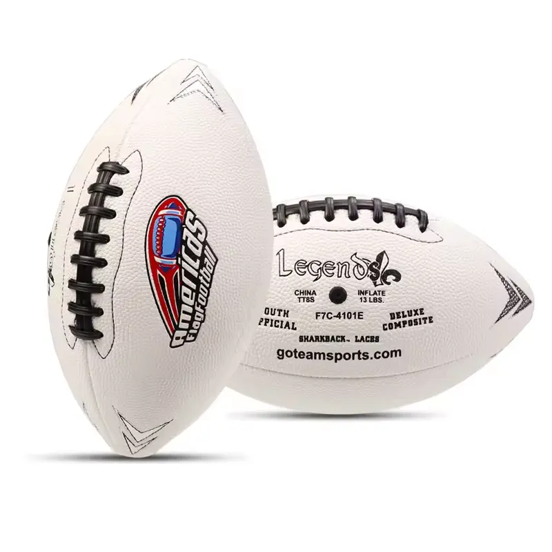 Cheap Custom American Football Leather Pvc Football Colorful Rugby Ball for OutdoorReorder rate 27%