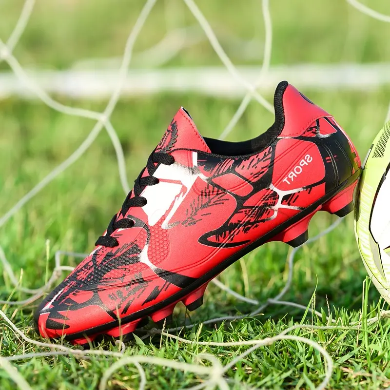 Cheap Soccer Shoes for Kids Teenagers Adults Children Soccer Cleats Football Shoes Boys Long Spikes Sneakers