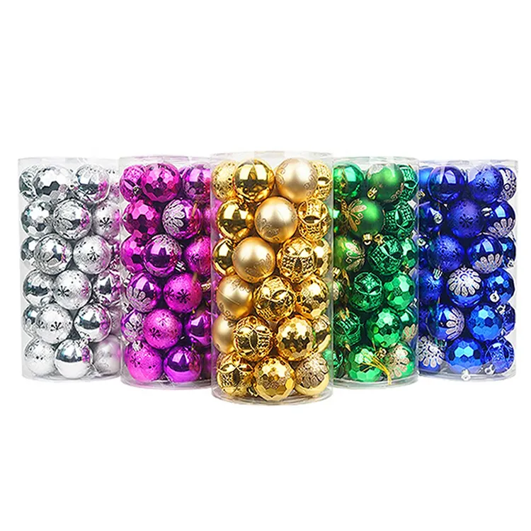 China Supplies Modern Design Christmas Tree Decoration Ball Christmas Baubles Hanging Ornament Wedding DecorationReorder rate 20%
