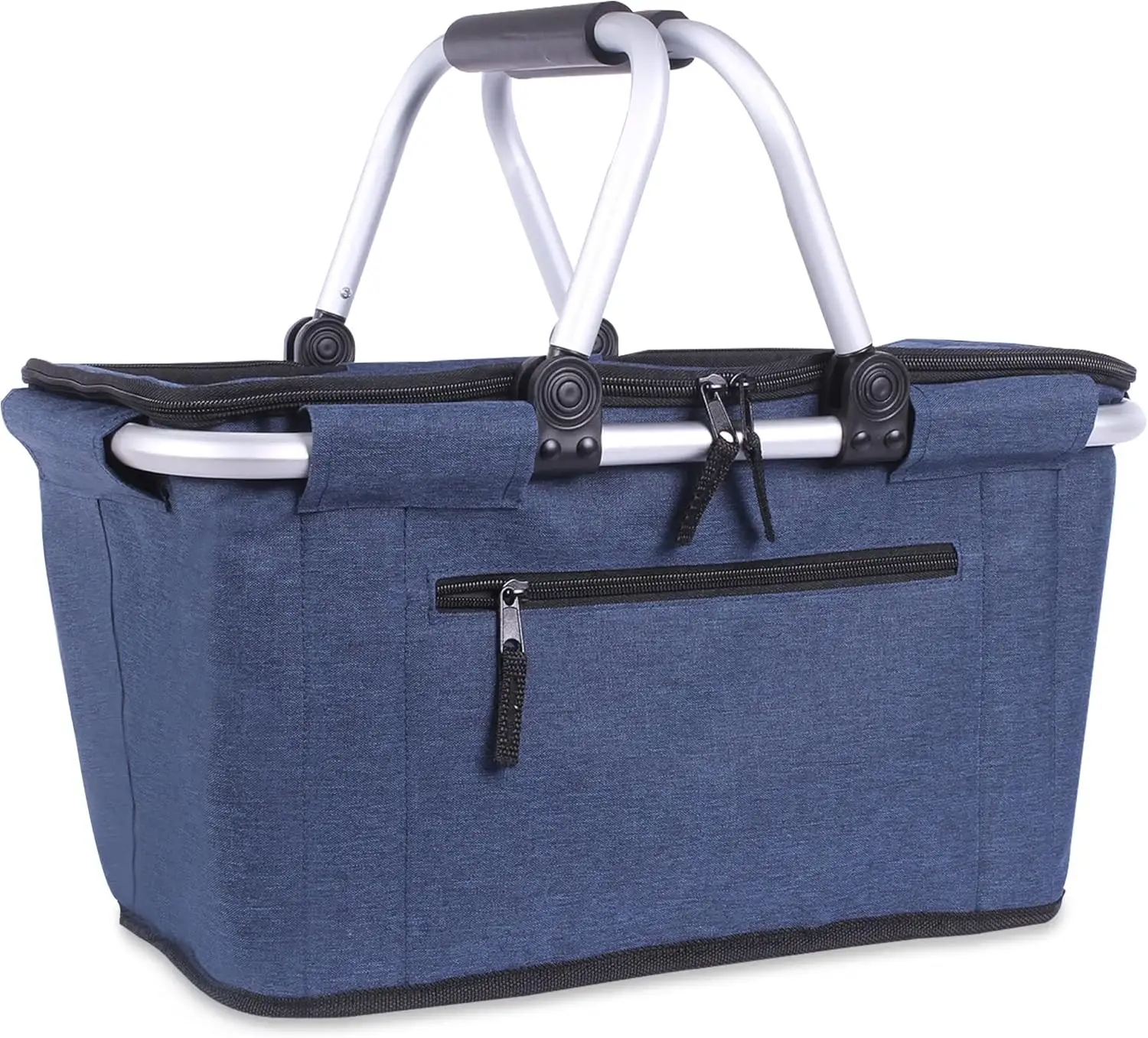 Collapsible Reusable Insulated Polyester Picnic Basket Portable Cooler Bag Aluminum Handle for Outdoor Camping Grocery ShoppingPKR 6,298 off shippingDelivery by 23 Dec
